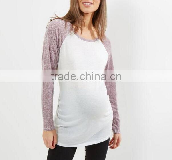 Maternity clothes pregnant women raglan sleeve t-shirt