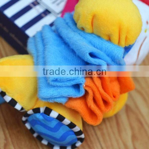 Lovely pulling musical Plush toys baby educational plush toys