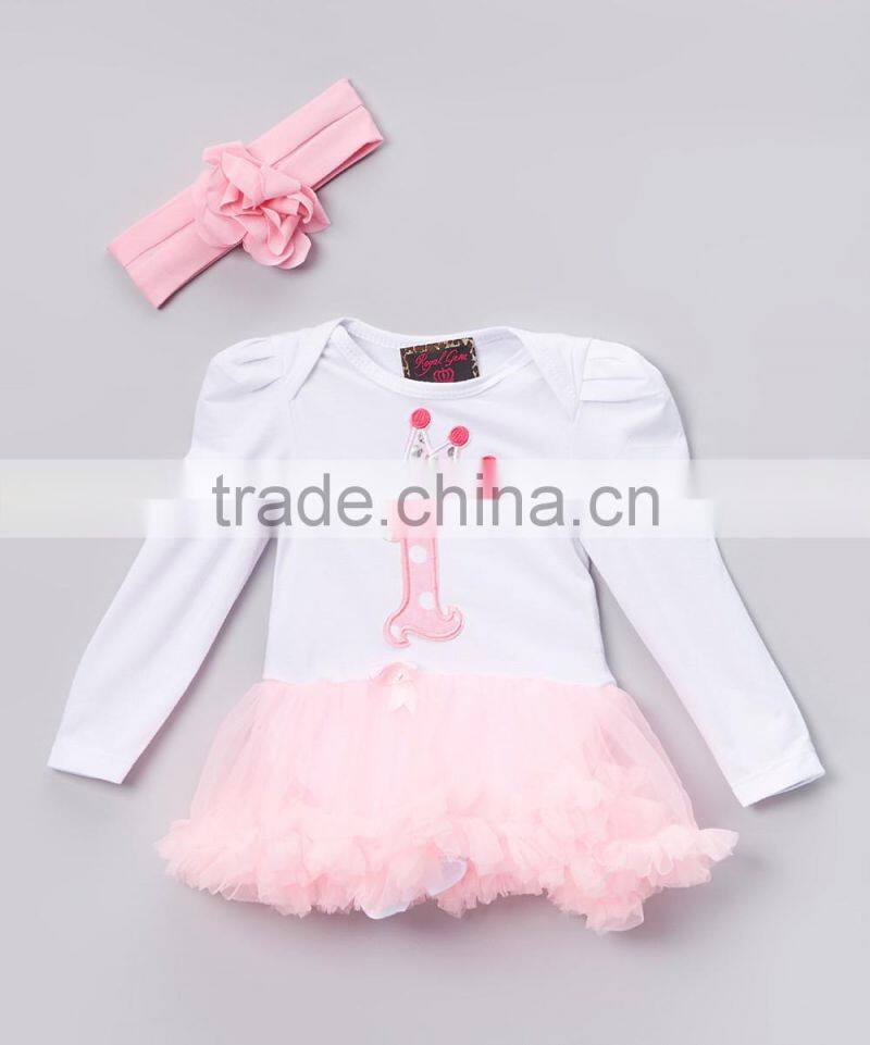 Newest Baby 2t Romper With Headband Long Sleeve Baby Girl Rompers Cute Unique Baby Clothes CS90425-57