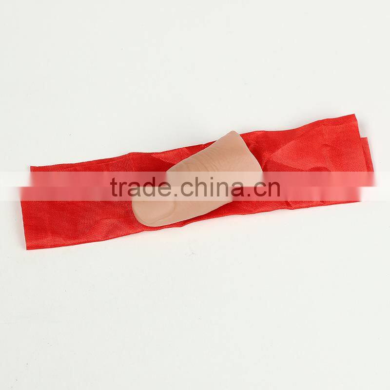 Hot sale magic trick vanishing silk with thumb tip and red hanky