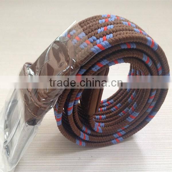 braided elastic canvas stretch belt