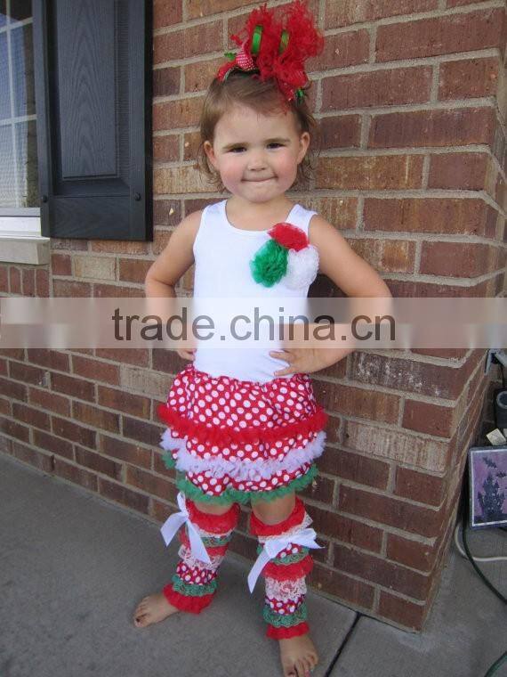 Christmas hot selling!! girl boutique pajamas baby girls 2 pcs baby gift set