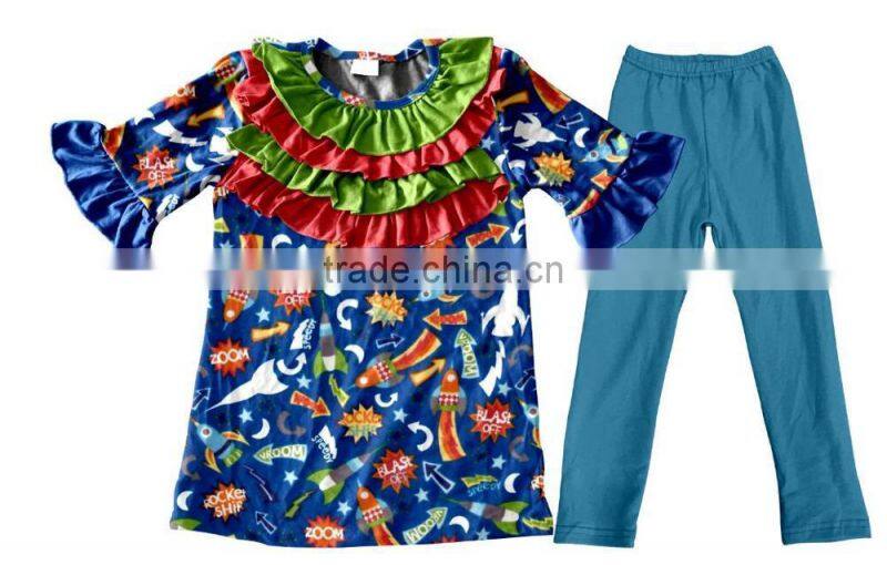 Boya Latest Smocked Children Clothing Wholesale Baby Girl Dresses Clothes Design