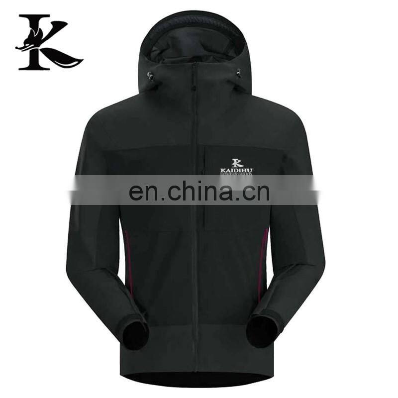 Custom design military hooded softshell jacket for men