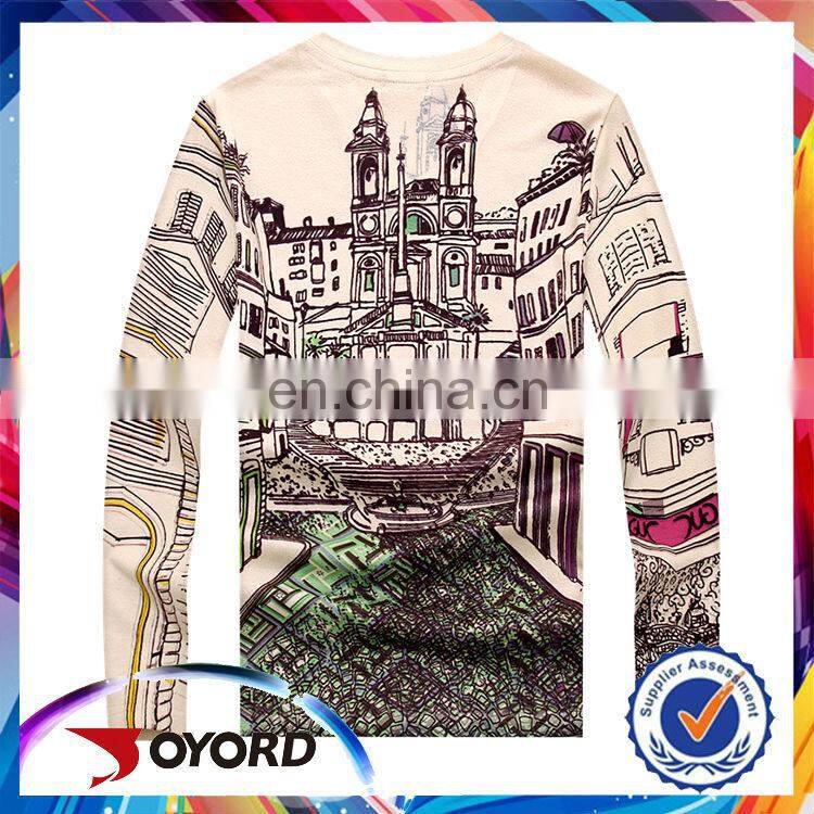 Top 10 t shirt brands wholesale long sleeve sublimation t-shirt