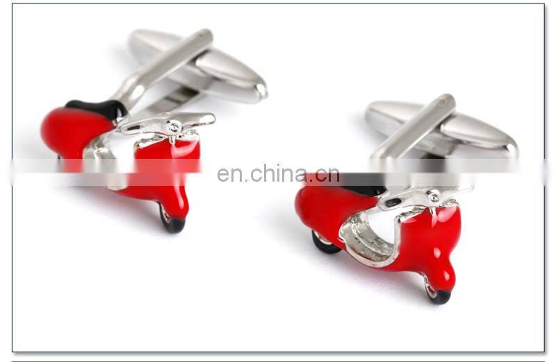Fancy Motorcycle Shirt Cufflinks Blue Men