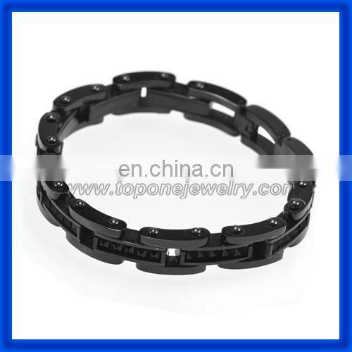 2014 Men's Motorcycle Chain Stainless Steel Biker Bracelets China Factory