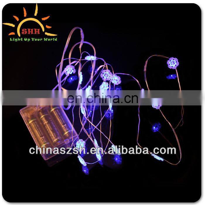 best selling christmas items Ultra thin copper wire 3AA battery operated led string light