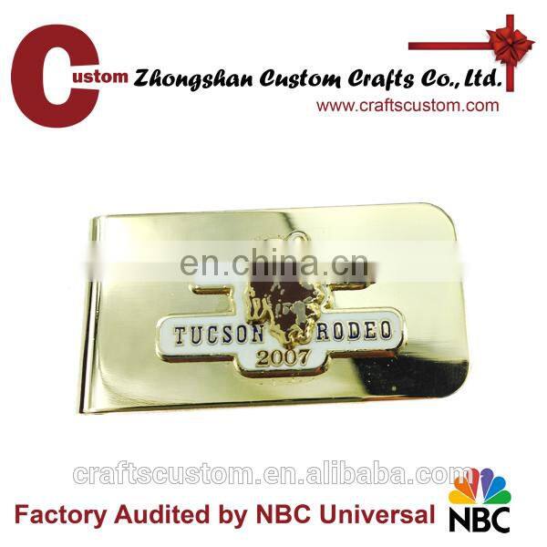 Custom gold plated batman money clip