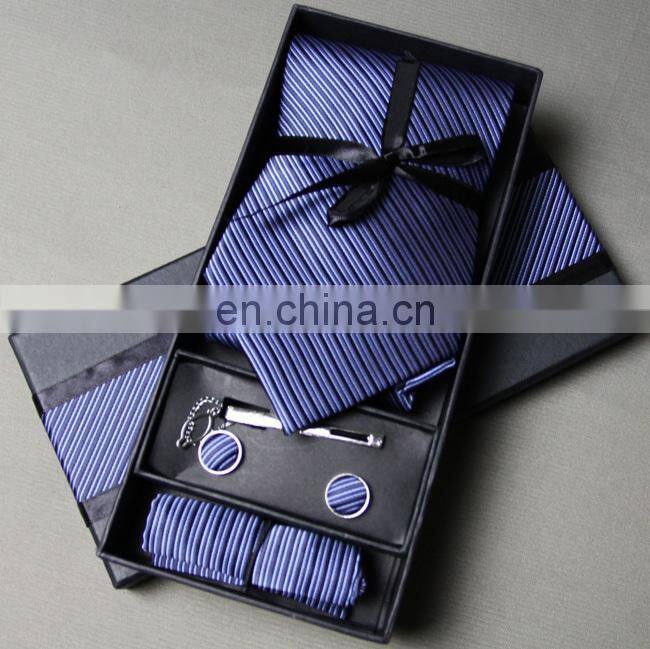 mens tie gift box with cufflink hanky