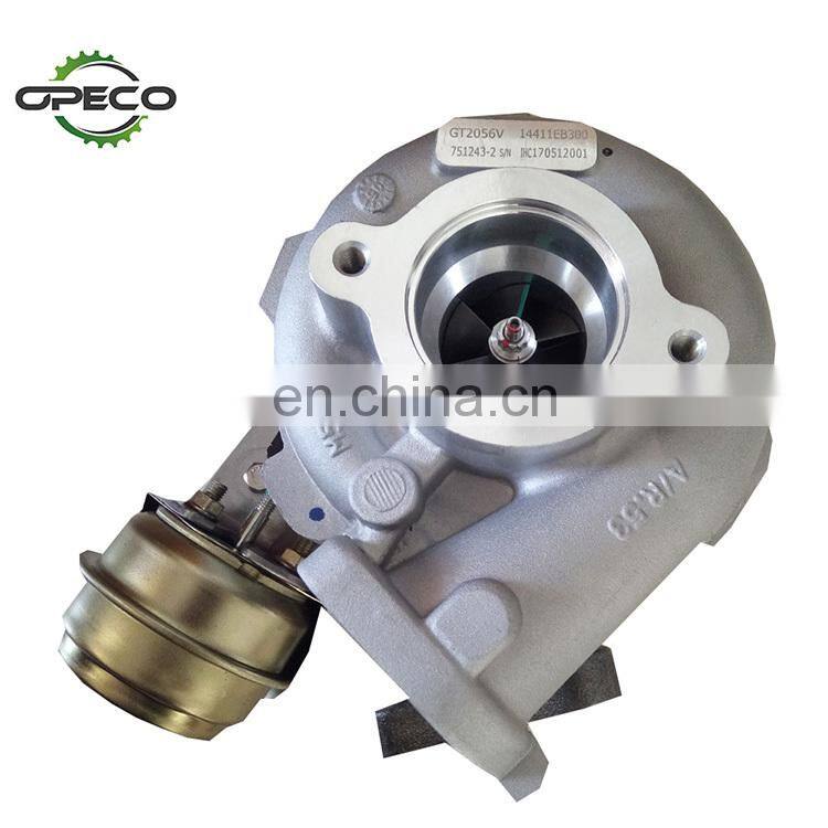 QW25 QW25 YD25DDTi turbocharger 14411EB300 14411-EB300 751243-5002S 751243-0002 751243