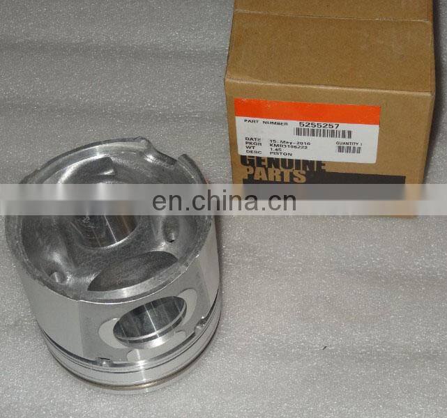 China factory motor spare parts auto single valve ISDe Piston 5255257