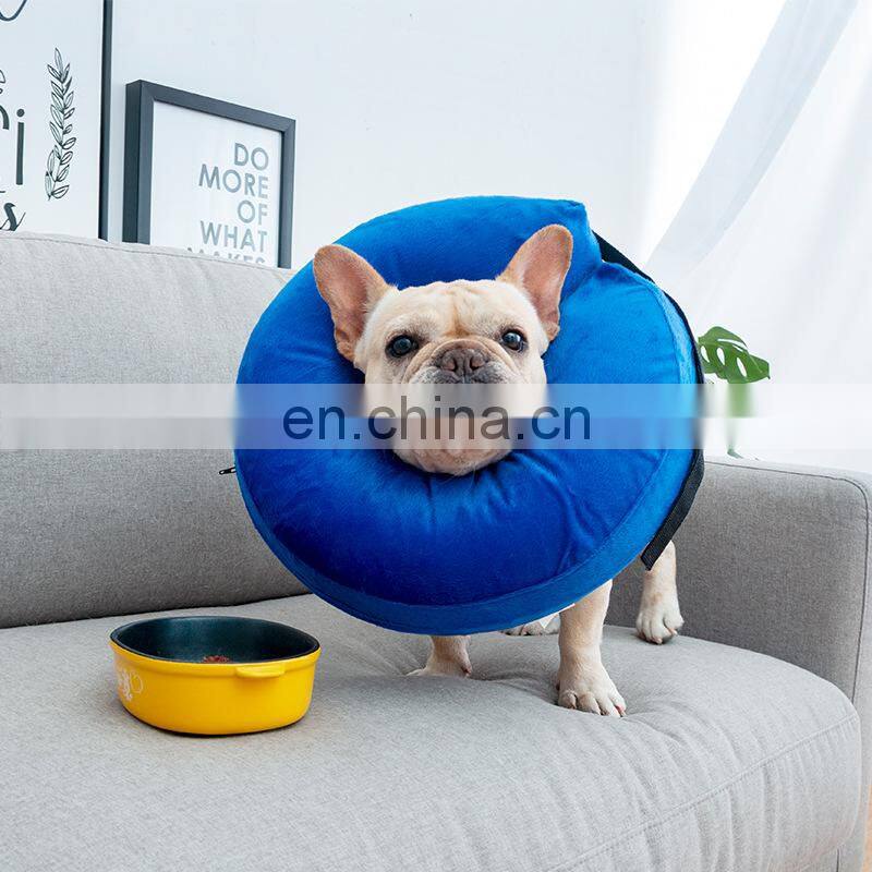 Medical Inflatable Adjustable Neck Cushions For Dogs and Cats Surgery Protection Collar