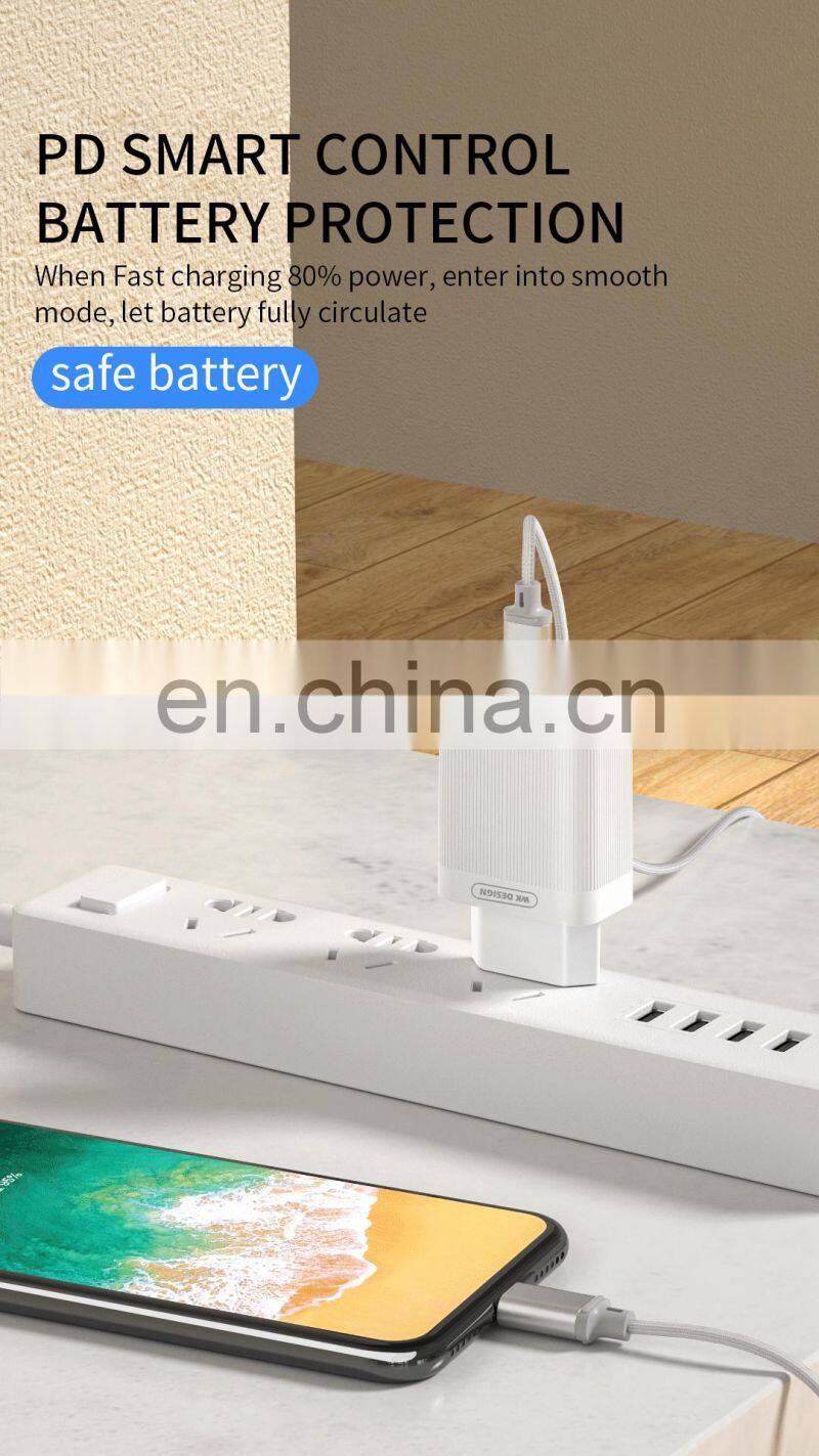 New 2019 Trending Product Type C Terminal 18W PD Power Direct Fast Charger US / EU Plug Adapter
