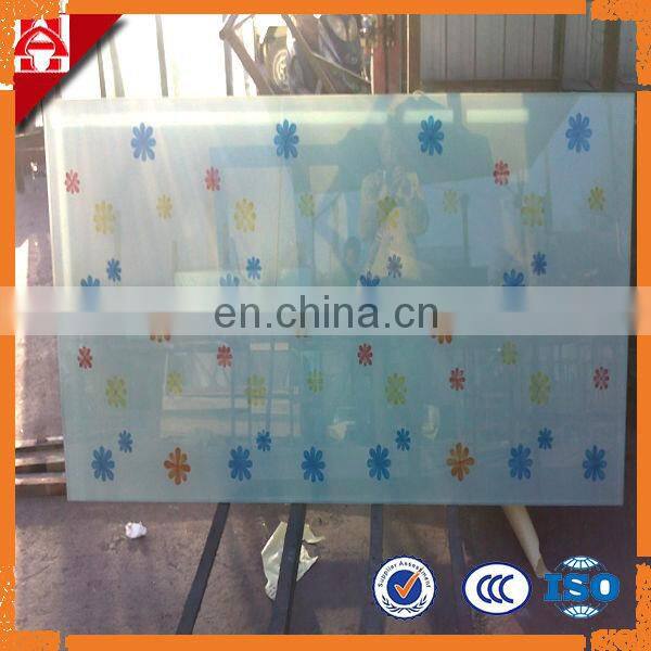 Heating in Silk Printing Glass White , Black , Yellow , Orange, Red Tempered Glass
