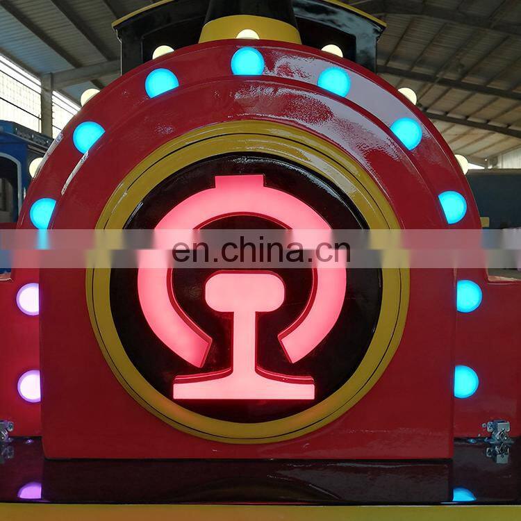 Kids park attractions train trackless amusement park trains for sale