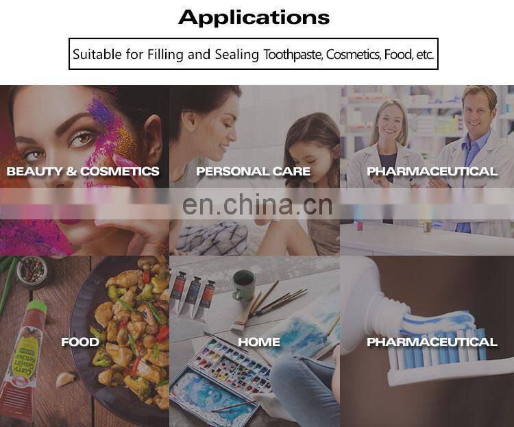 1 2 4 6 8 heads fully automatic liquid ointment tube filling machine oil filling machine