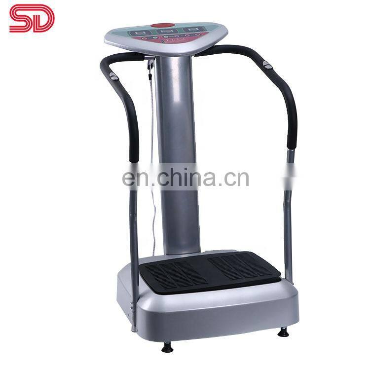 Wholesale Body Vibration Machine Vertical Plate Crazy Fit Massage with handrail