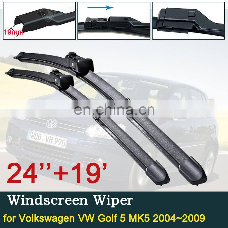 for Volkswagen VW Golf 5 MK5 Golf V Rabbit 1K GTI 2004~2009 Car Wiper Blade  Front Windscreen Windshield Wipers Car Accessories