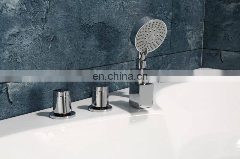 Glass Side Corner Bathtub Dimensions Whirlpool Bathtub for 2 Person