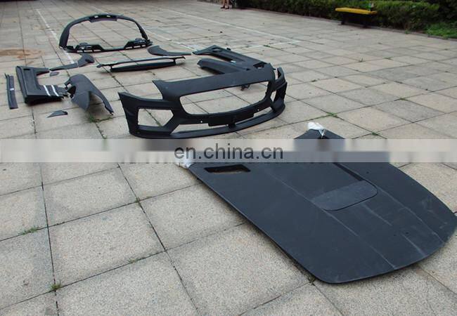 SLS body kits for SLS-CLASS W197 to PD style w197 body kits FRP with carbon fiber material body kits for sls