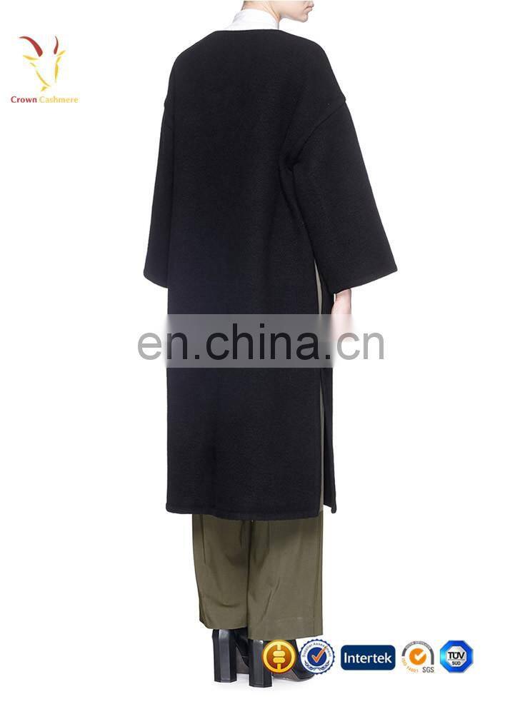 Women Thicken Warm Winter Cashmere Long Coat Ladies