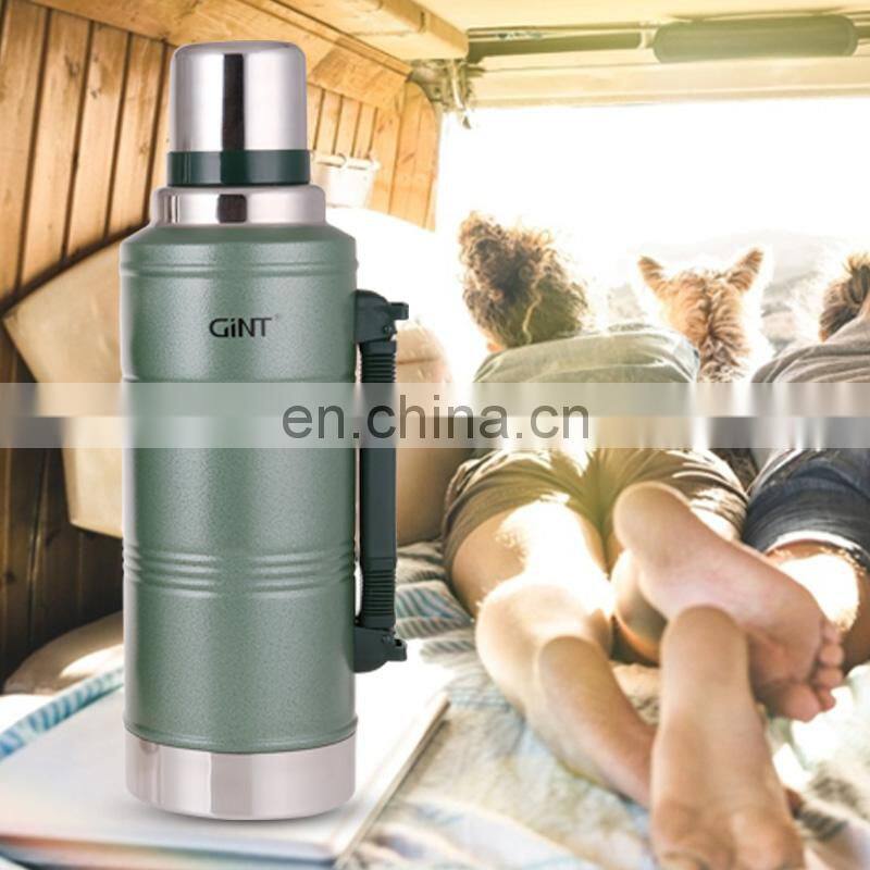 Outdoor Double wall sports flask Stainless steel 750ml insulated Camping bottle thermal water flask water cup with lid cup