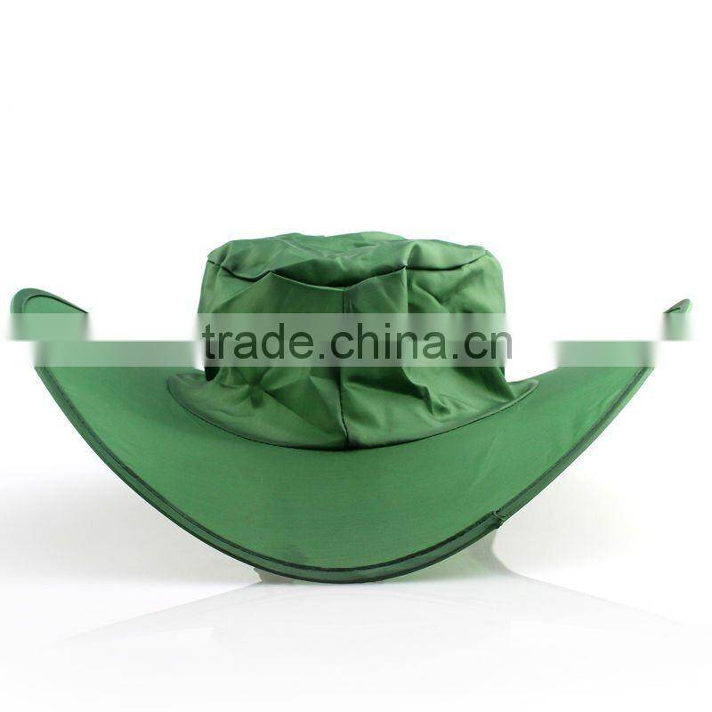 Waterproof folding cowboy hat