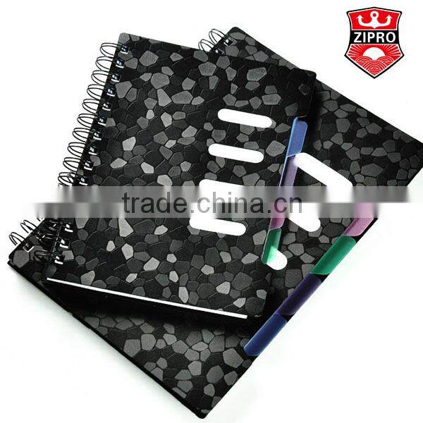 PP PVC cover school office notebook hardcover notebook spiral notebook