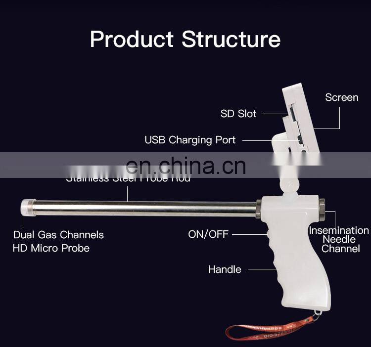 Cows Cattle Visual Insemination Gun Kit for Cows Cattle with/ Adjustable Screen Upgraded Version