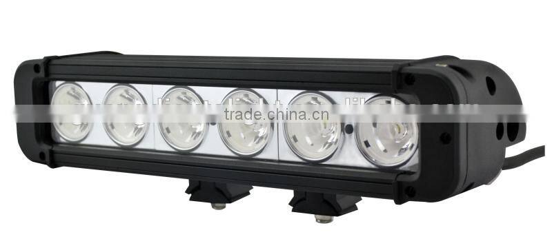 Wide working voltage range11 inch slim line 60w light bar auto lighting parts truck light bar