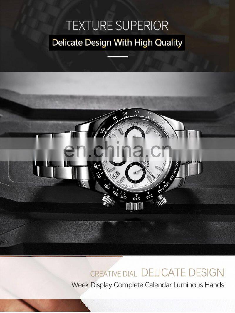 PAGANI DESIGN 1644 Branded Watch For Men Full Stainless Steel Chronograph man watches op 2021