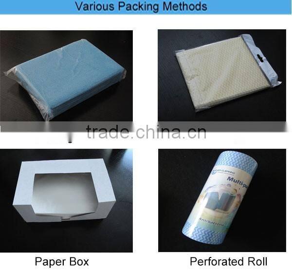 Enviroment-friendly Viscose PET Spunlace Microfiber Nonwoven