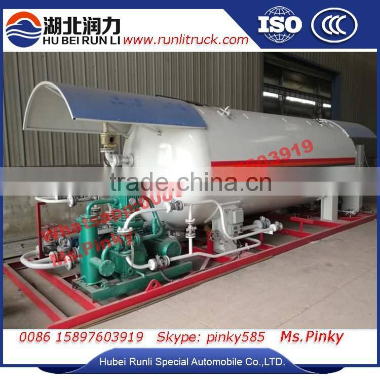 Mobile LPG Gas Filling Station LPG Cooking Gas 10cbm LPG Filling Plant Gas Station with total Filling Gas Accessories