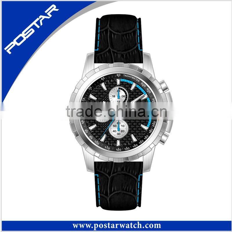Special Design Dial Watch With Three Rostating Disc OEM Watches