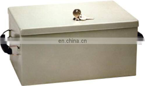 Locking Steel Security File Box Document Storage Organizer