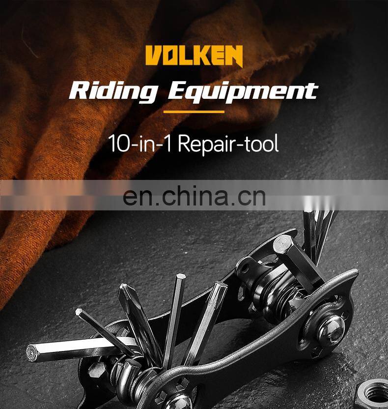 Exquisite gift multifunctional bicycle tool 11-in-one hexagonal wrench factory direct sales can be customized logo