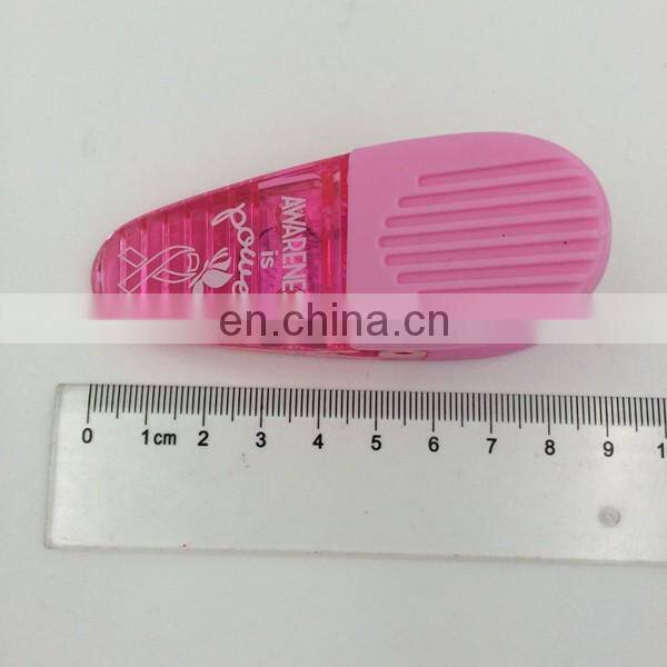 Promotional Wholesale Plastic Magnetic Paper Clip Holder with Custom Logo