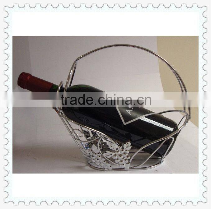 handmade single bottle unique metal wine racks