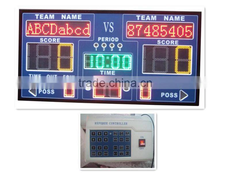wholesale electronic digital indoor LED scoreboard for sale