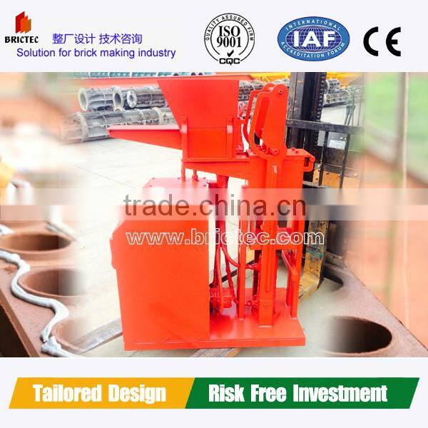 Interlocking clay block machine for small business at home
