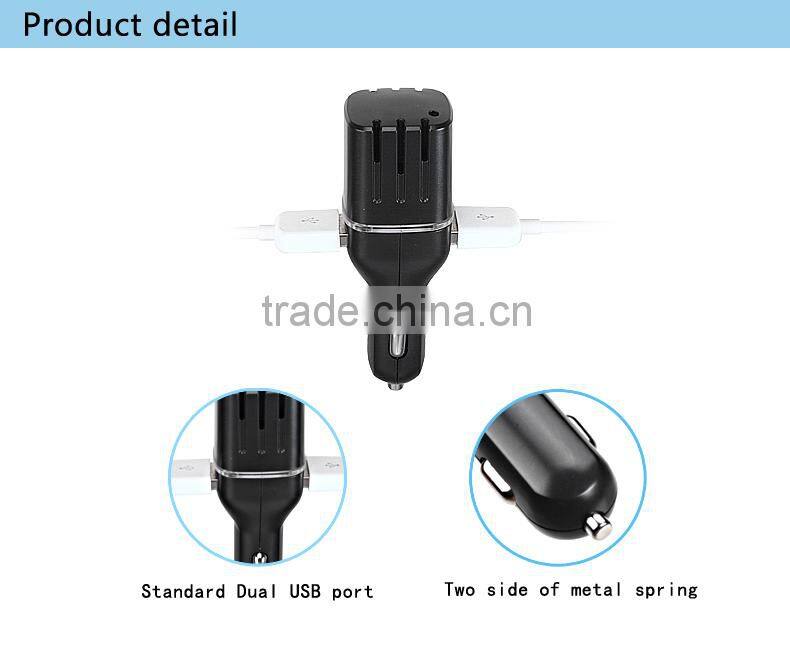 2016 New product eBuddies Anion Dual USB Car Charger ce rohs