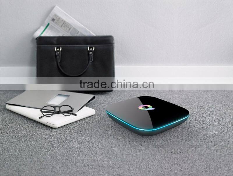 Q-BOX Android TV Box Android 5.1 KODI Amlogic S905 Quad-core 2GB+16GB Dual WIFI Bluetooth Smart TV