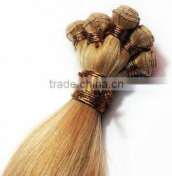20" wholesale prices hair hand tied weft hand tied hair extensions