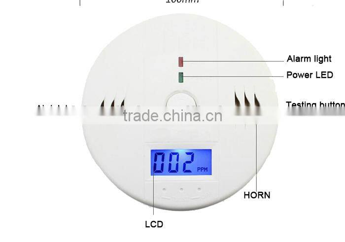 2014 hot selling fire alarm,smart smoke detector,9V battery &220VDC cigarette smoke detector