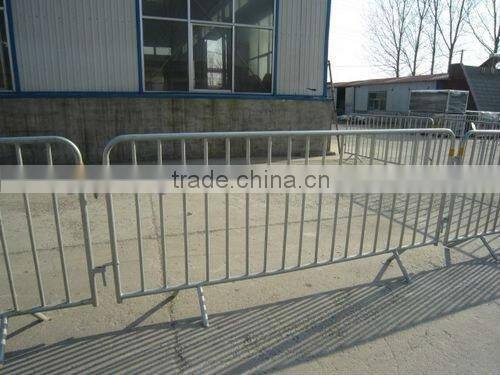 Australia standard HDG 1100X2100mm steel road barricade supplier