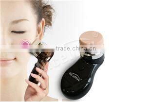 high quality mini electric vibrating cosmetic powder puff with handle