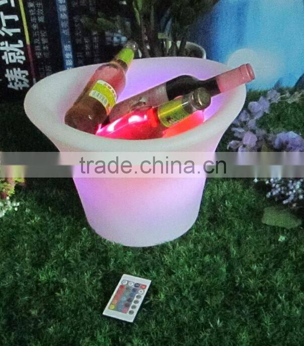 Bar Ice bucket with LED lights remote control YXF-3727A