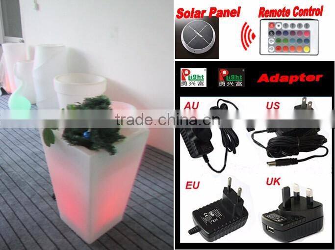 Solar LED light Flower pot with remote control YXF-4570S