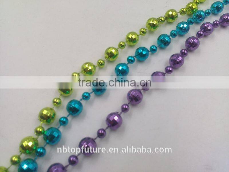 colorful plastic elegant beaded necklace for kids party